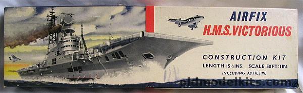 Airfix 1/600 HMS Victorious - Aircraft Carrier, F4015 plastic model kit